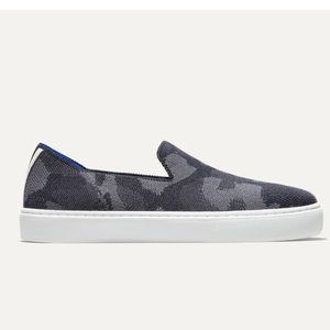 Rothys Grey Camo Slip On Sneakers